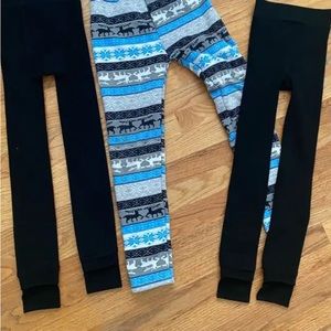 Girls winter pants fleece lined